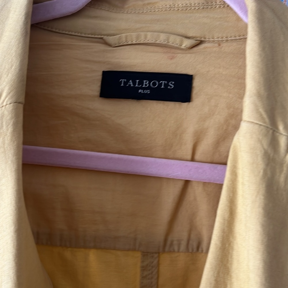 Talbots Yellow Jacket ☀️ - Picture 3 of 6